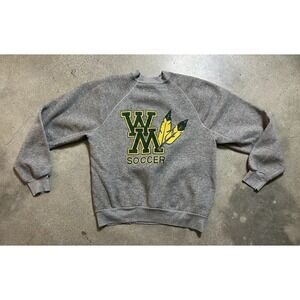 Vintage Discus Athletic William And Mary College Tribe Soccer Sweatshirt Sz M
